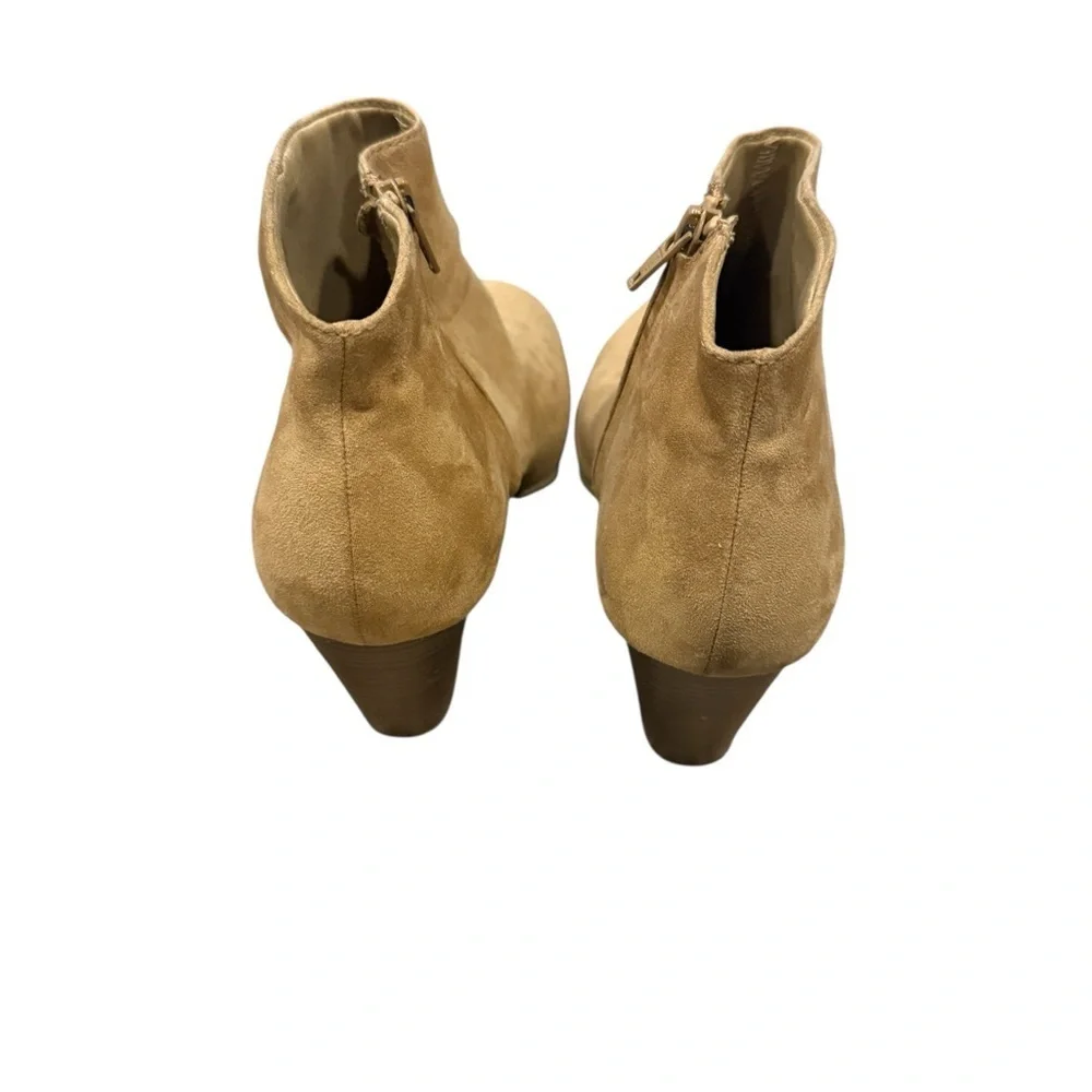 Old navy Classic Tan Suede Ankle Boots - Women